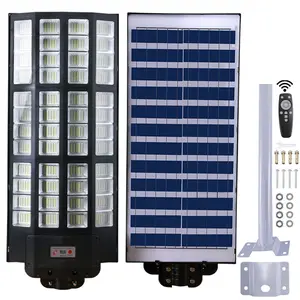 1500W Extra Large Solar Street Light Flood Lamp Outdoor Motion Sensor Road Lamp 1560LED Commercial Dusk To Dawn Road Lamp IP67 Waterproof