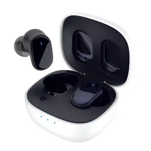 HTC True Wireless Earbuds 7 Bluetooth 5.3, in-Ear Headphones Noise Cancelling 10mm Driver with Deep Bass for Gaming, Working -40ms Ultra Low Latency/22H Playtime/Game Modes/Built-in Mic-Black