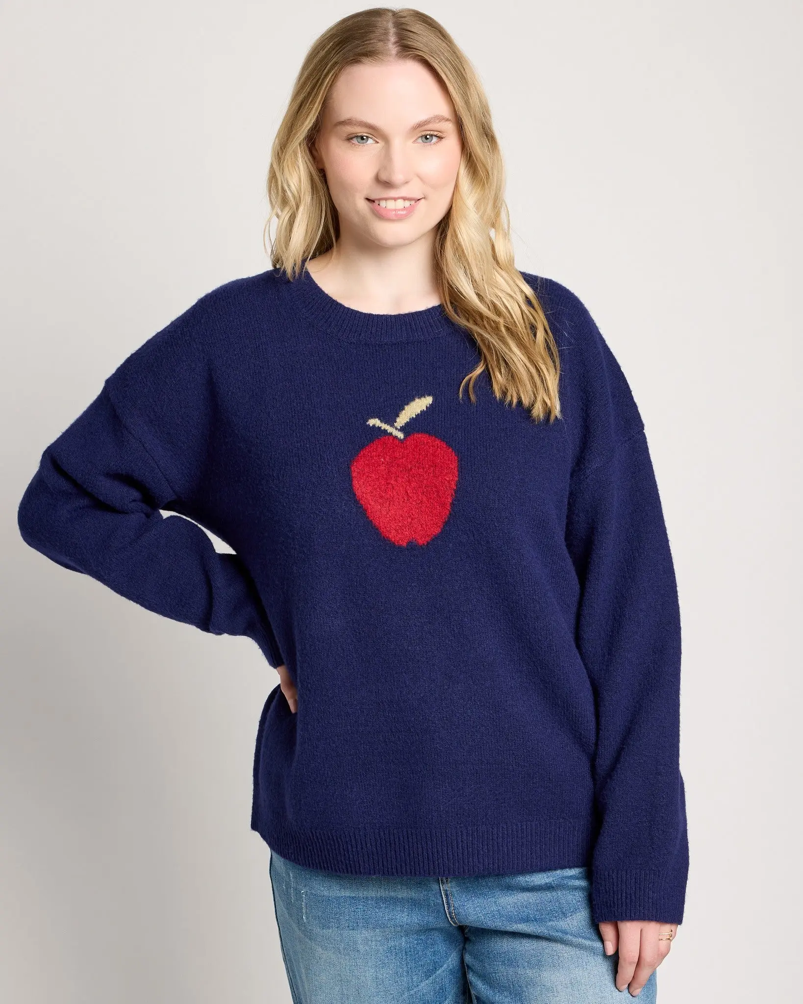 Plus Size An Apple a Day Sweater