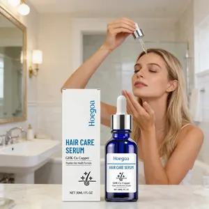 Hoegoa Copper Peptide Hair Serum, Scalp Moisturizing, Hydrating & Root Care for Smooth, Shiny Hair