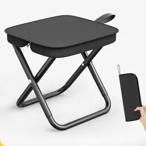 Outdoor Folding Chair Camping Chair Pencil Case Folding Stool Fishing Stool Multifunctional Portable Handbag Chair