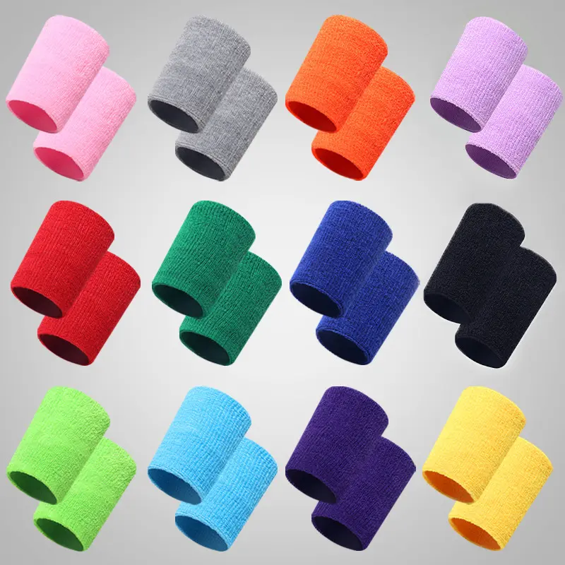 Wristband for wiping sweat, fitness and anti-sweat, breathable cotton wristband