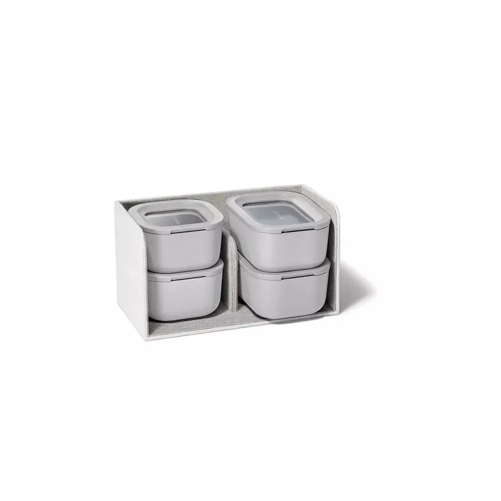 9pc Mini Food Storage Set - Gray