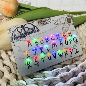 Stranger Things Card LED Keychain/Charm – Multiple Flashing Modes, Music Switching, Key Fob/Bag Charm – Ultimate Gift for Fans