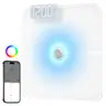 Alcedo Smart Scale for Body Weight – 7-Color Glowing Bluetooth Bathroom Scale with Body Fat & BMI Monitor, Body Composition Analysis, and Smartphone App