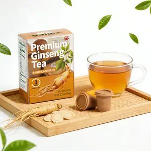 SAIPIN Ginseng Oolong Tea - Freeze-Dried Herbal Energy Drink | Natural Focus & Clean Vitality | Sugar-Free Caffeine-Free Alternative to Coffee | Instant Dissolve Capsules for Daily Wellness