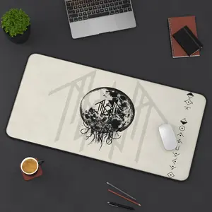 Sleep Token Large Gaming Mouse Pad – Temple Floral Design