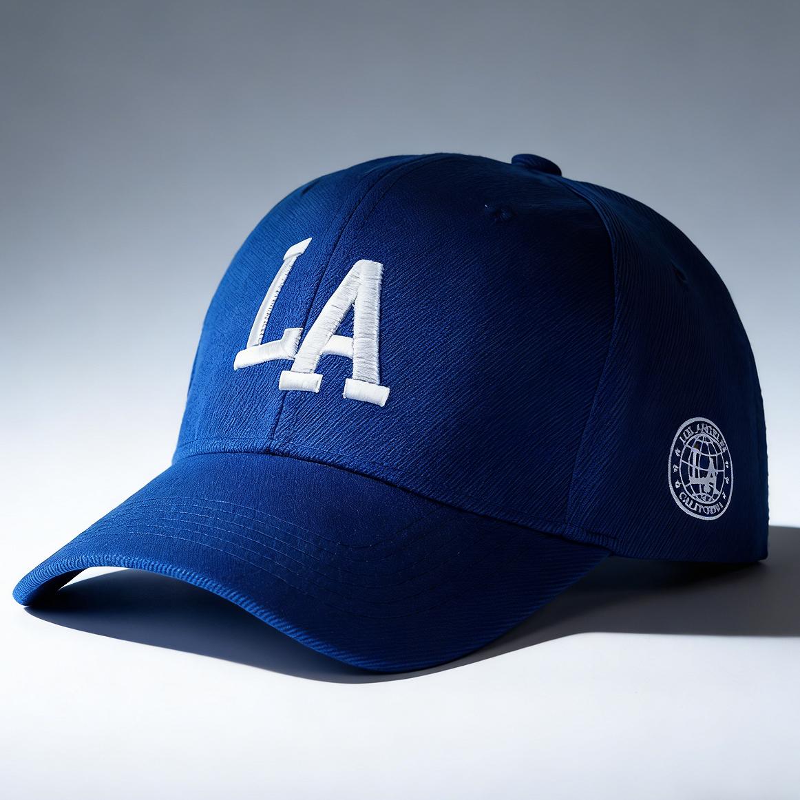 Classic Vintage Letter Baseball Cap for Men & Women - Premium Cotton Adjustable Dad Hat - Iconic  Letter Logo - Structured Performance Sport Cap for All Seasons - Breathable & Comfortable