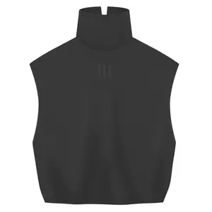 adidas Womens Fear Of God Suede Muscle Mock Neck Athletic Tank  Casual - Black