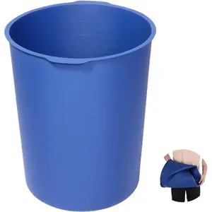 VEVOR 5 Gallon Bucket Liner for Concrete Mix, Reusable Silicone Mortar Bucket Liner for Thinset Paint Concrete Epoxy Mixing, Heavy - Duty Grout Mixer Insert Tool with Graduated Measurements, BlueVEVOR Super Brand Day