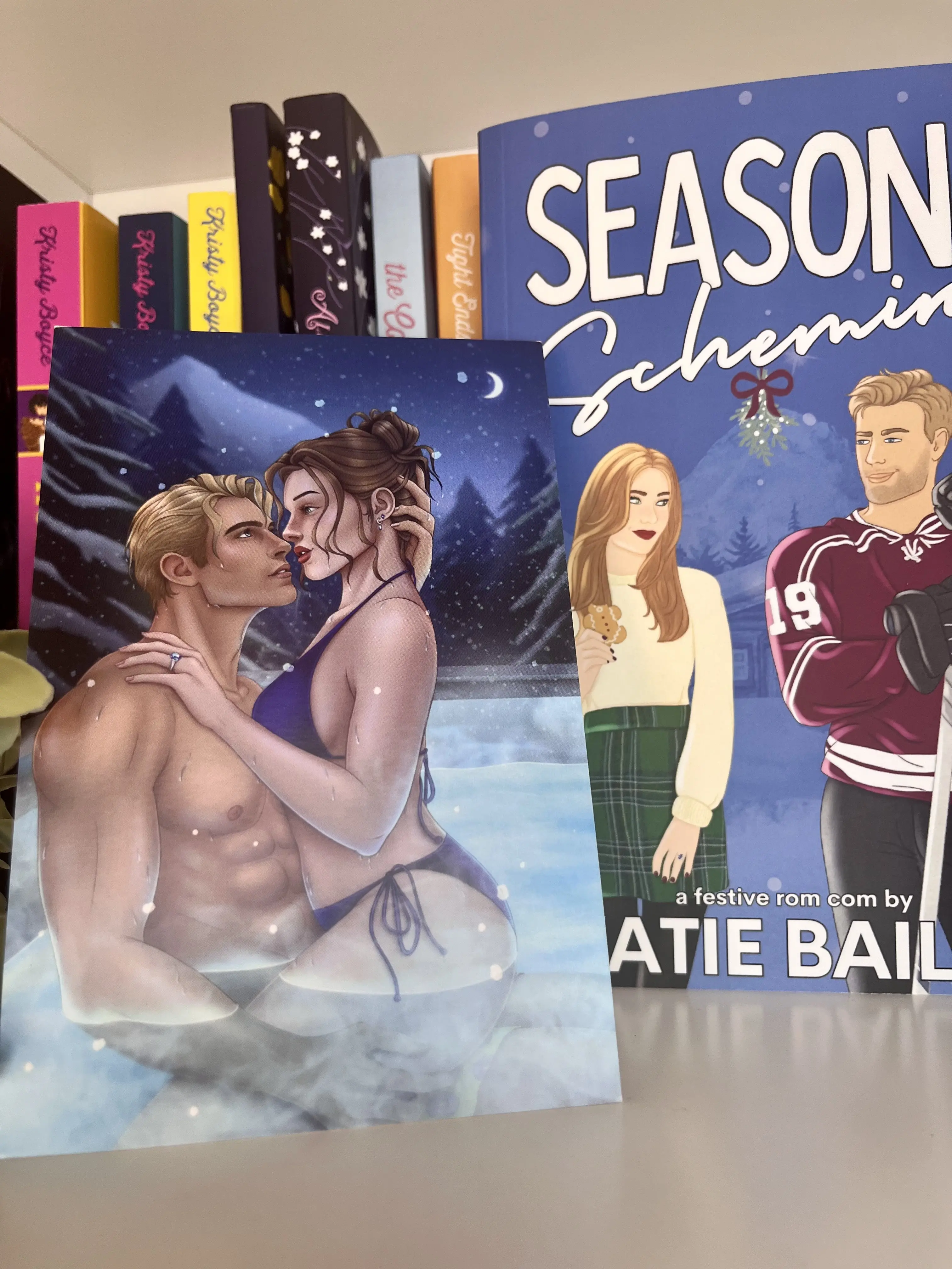 Season's Schemings: A Holiday Hockey Rom Com Paperback  (Signed Bookplate + swag)