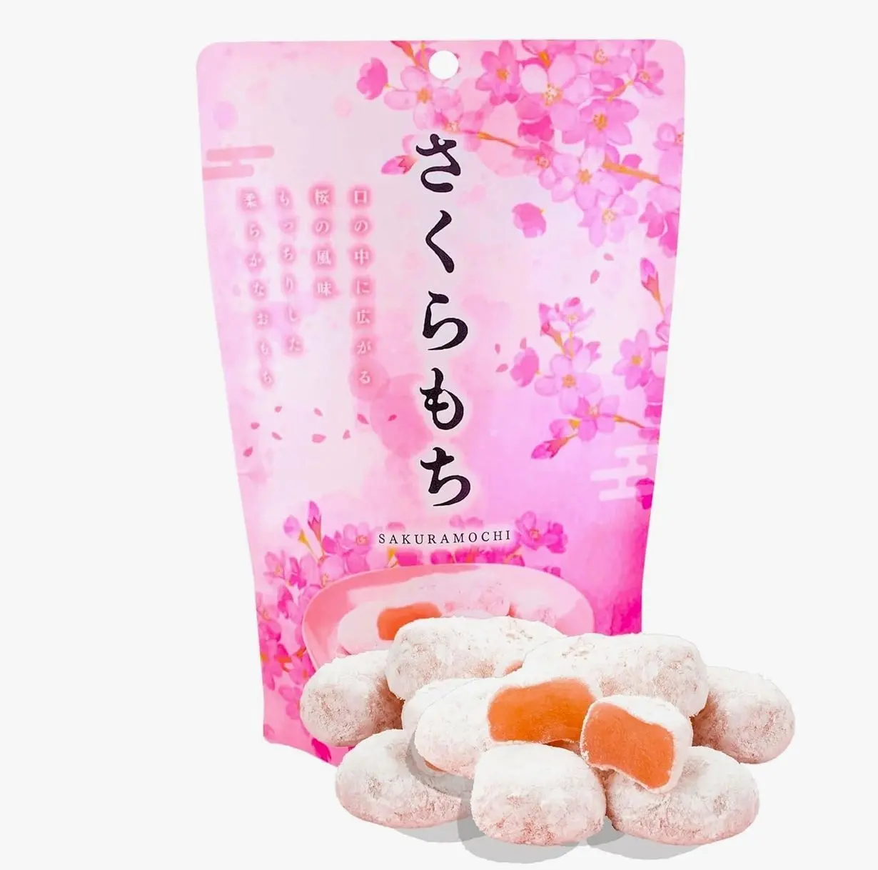 Sakura Mochi Traditional Japanese Wagashi Sweets