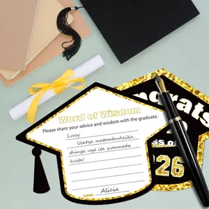 Advice for the Graduate Cards - 40 Pack Advice and Wishes Cards - Graduation Party Decorations - Graduation Decorations Class of 2026 2027 | Congrats Grad Card for Class of 2026 Announcements