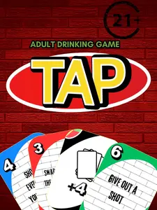 TAP Drinking Game for Adults - Drunk UNNO , 2-10 Players, Interactive Fun, Perfect for Game Night, Birthday, Ages 21+