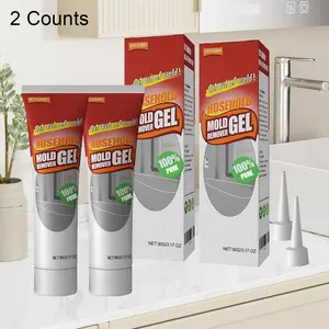 Mold Remover Gel, 1 Count/2 Counts Household Mold Cleaning Gel, Multipurpose Cleaning Gel Cleaner for Kitchen Bathroom Wall, Household Cleaning Supplies