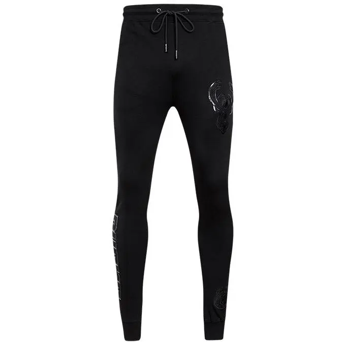 Pro Standard Triple Black Milwaukee Bucks Jogger