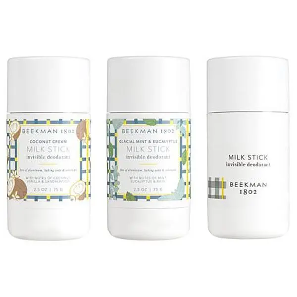 Beekman 1802 Goat Milk Assorted Milk Stick Deodorant 3-pack