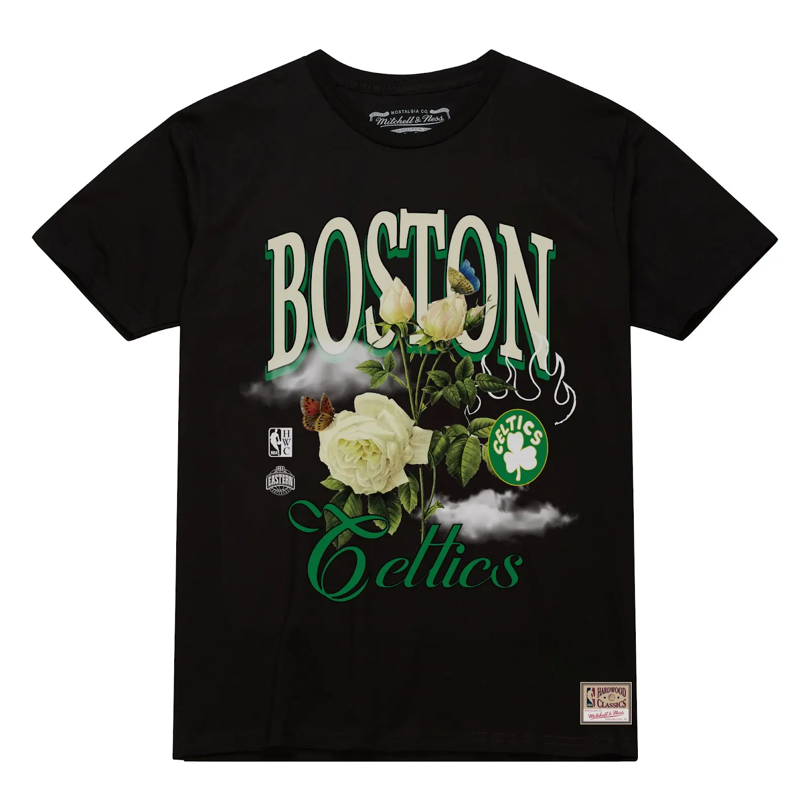 Mitchell & Ness Floral Graphic T-Shirt
