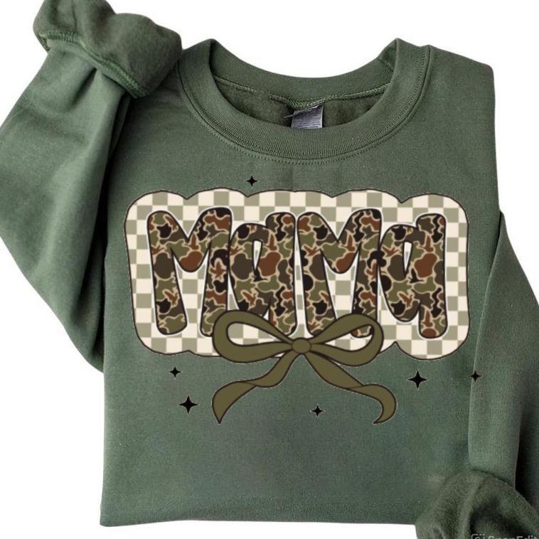 Camouflage Mama Sweatshirt – Camo …