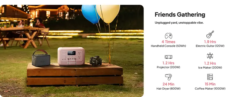 Product Introduction of BLUETTI Elite 30 V2 Portable Solar Generator 288Wh Battery 600W AC Output 9 Ports for Camping & Backup Power Station with Smart App & 10ms UPS 23