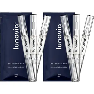 【2 Pack of 6 Pen】Lunavia Antifungal Pen, UNDECYLENIC ACID 25% - Most of Athlete‘s FootJock Itch and Ringworm