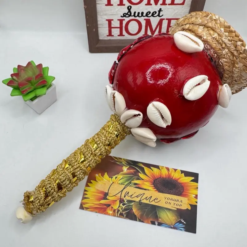 Maraca for Eleggua. Orisha Yoruba, elegua. Elegbara.