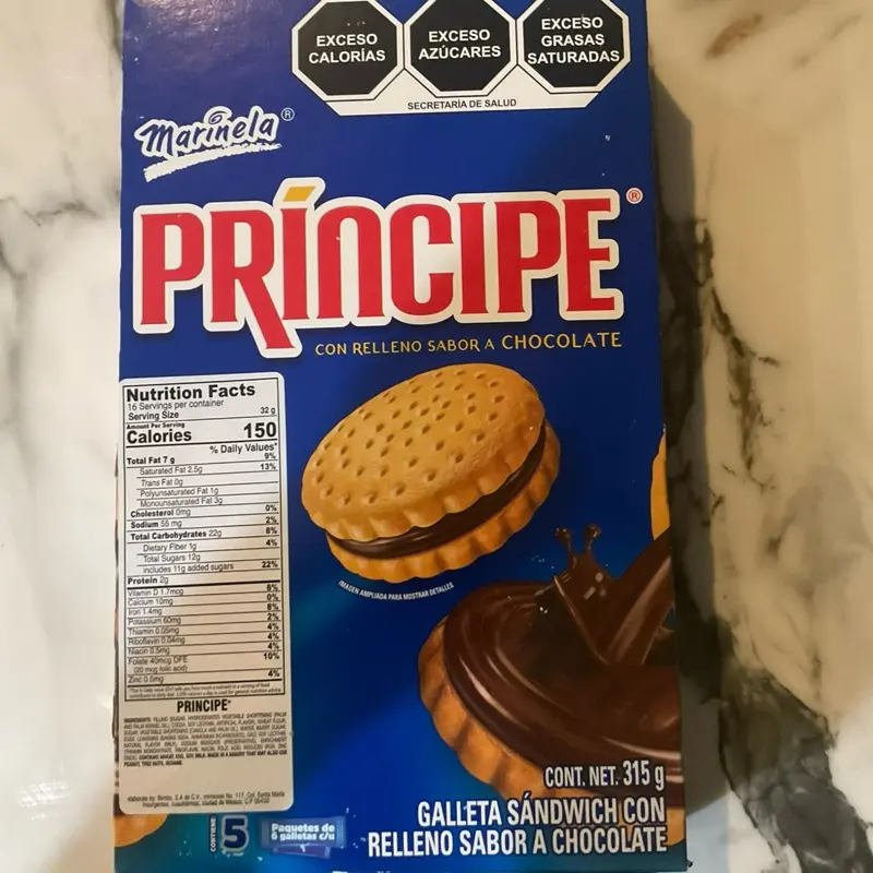 Principe cookies chocolate filling Principe cookies chocolate filling