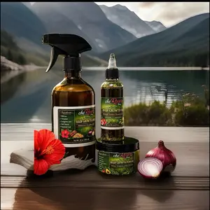 CheRose Unisex 4oz Haircare Trio Set - Hydrating Mist, Moisture-Boosting Oil, Gentle Pomade for Dry Curly Hair Hydrate & Scalp Care Moisturizer