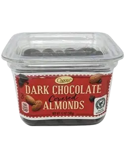 Dark Chocolate Covered Almonds by Choceur 11 oz (312g) – Pack of 1