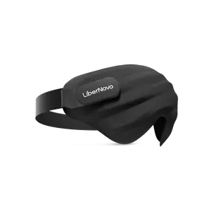 Libernovo 3D Air Eye Mask for Men Women, Zero Eye Pressure 3D Sleeping Eye Mask, Complete Light Blocking, Soft Eye Shade Cover & Libernovo Nap Blanket with Temperature-Regulating, Cozy Comfy Office Desk Chair Blanket, Breathable & High-Density Fabric