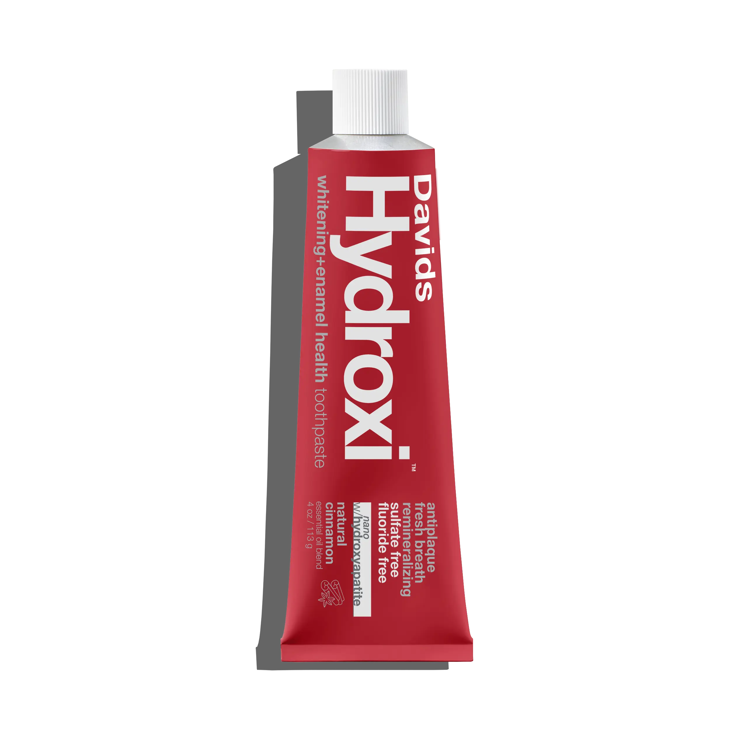 Davids Non Toxic Enamel Repair Toothpaste with Hydroxyapatite, Brightening Formula with Peppermint & Cassia Cinnamon, 4 oz, Clove, Non Toxic Toothpaste