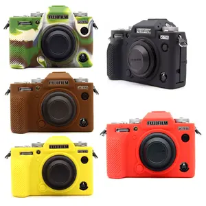 Rubber Soft Silicone Armor Camera Body Case For Fujifilm XT5 Fuji X-T5 Shockproof Cover Skin