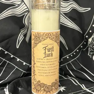 Fast Luck Fixed 7 Day Ritual Candle for Good Fortune Opportunities and Favorable Outcomes Accelerate the Flow of Luck in Matters of Money Love and Chance
