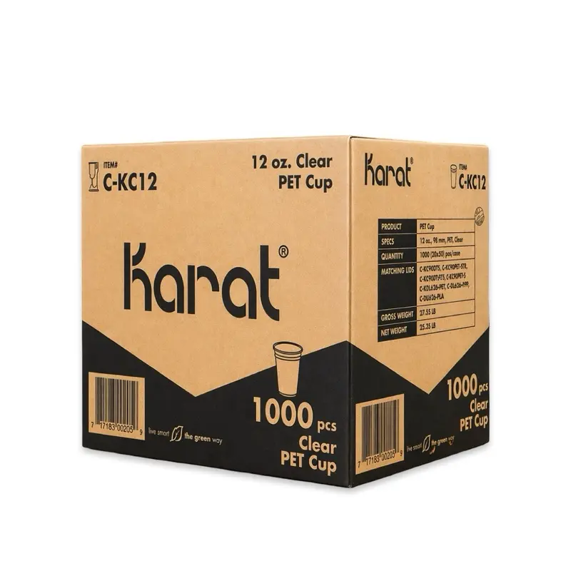 Karat 12oz Clear Cups (1000pc)