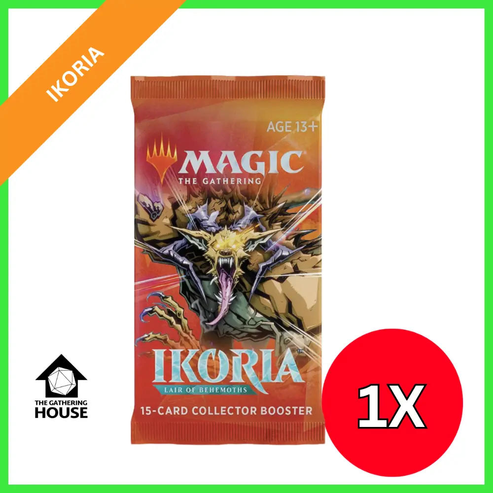 1X Ikoria: Lair of Behemoths - Collector Booster Pack - (IKO) - MTG - Magic the Gathering