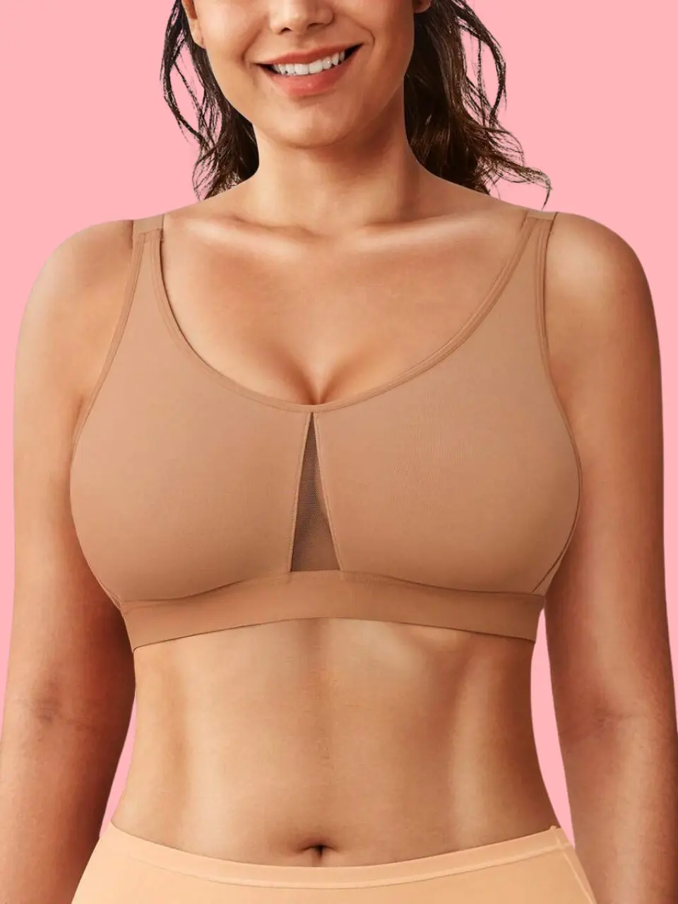 Women's Mastectomy Recovery Bra – Soft Compression Post-Surgical Bra with Adjustable Straps & Wire-Free Comfort Fabric Fit