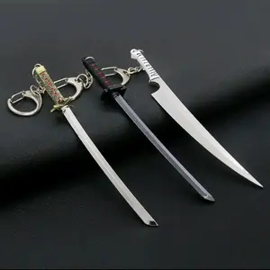 Anime Bleach Sword keychains Ichigo Kurosaki all forms of bankai