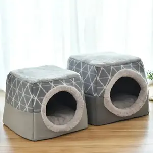 Pet Dog and Cat Bed Villa - Dual Use Space Capsule