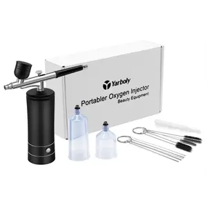 Portable Airbrush Kit with Compressor, Cordless Airbrush Kit, USB Rechargeable Wireless Air Compressor for Painting, Nail Art, Model Coloring, Makeup