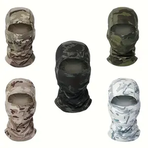 5pcs Camouflage Series Hunting Balaclava Face Mask for Cold Weather Winter Outdoor Sports Set