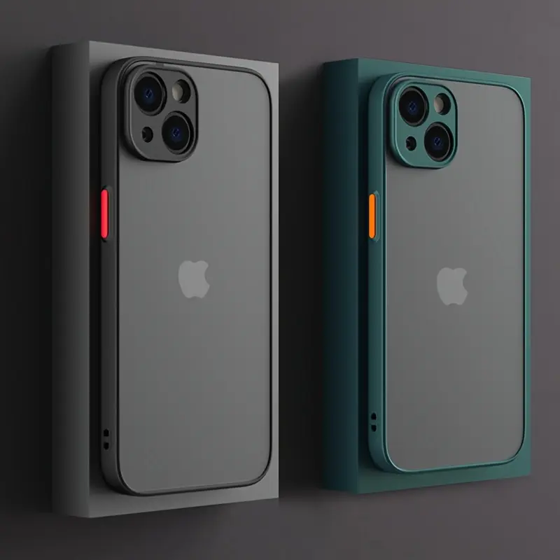 Luxury matte tempered phone case, shockproof camera lens protection, skin-feel PC hard back shell, compatible with iPhone 17/16/15/14/13/12/11/XS/X/XS Max, a gift for friends, family, boyfriend, or girlfriend, Cover, Accessories, Smartphone