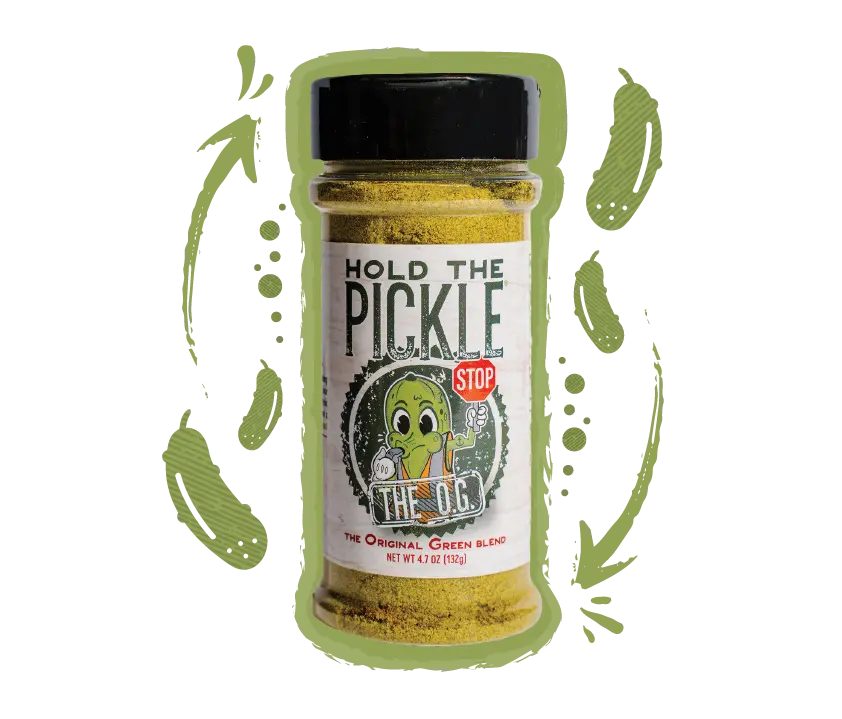 Hold The Pickle All Natural Hold The Pickle Shake On Pickle Seasoning Vegan Kosher Popcorn Topping Dip Mix Bloody Mary Mix Wing Rub Flavor Spice Herbal Blend