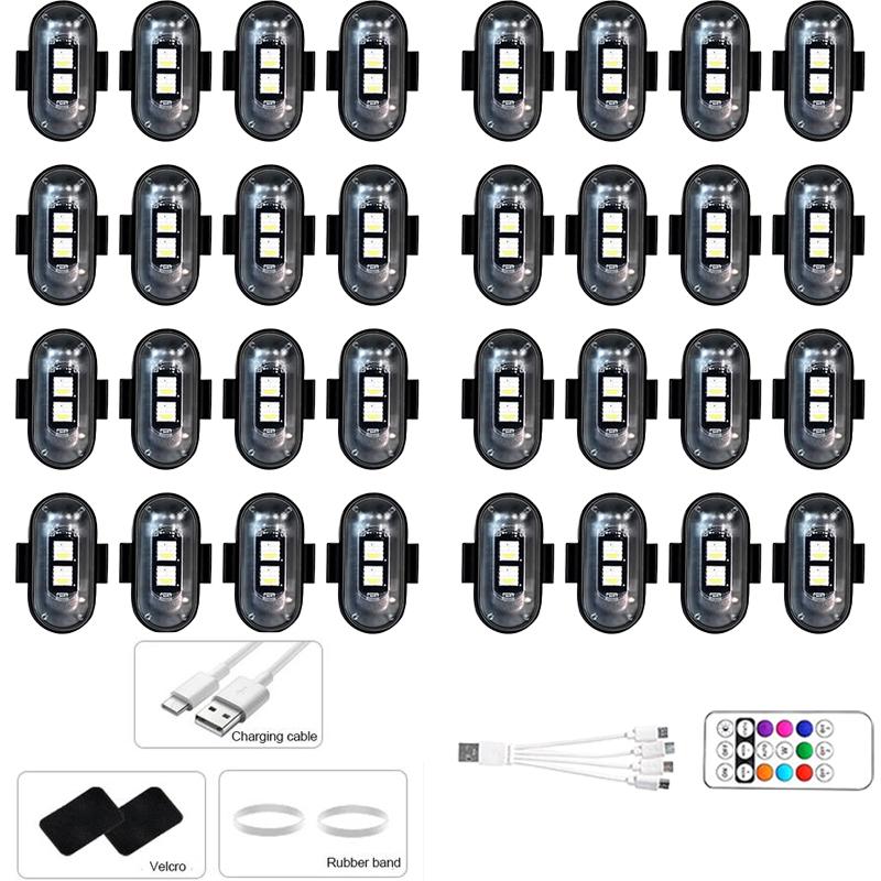 RGB Color LED Lights Set for Cars, Perfect for Holiday and Party Decoration