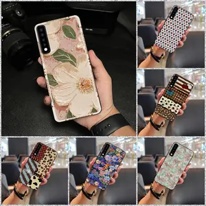 oil painting Phone Pouch Phone Case For LG Stylo7 4G Fashion Design Anti-dust Soft case Durable TPU Cartoon Silicone Protective Dirt-resistant Full wrap Graffiti Anti-knock Cute