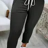 Fashion plus-size women's versatile daily commuting casual style basic pants Everyday Commuter casual pants