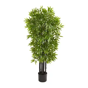 Nearly Natural 51" Bamboo Arti ficial Tree UV Resistant