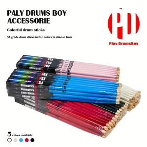 PD Colorful Drumsticks - Suitable For All Drum Kits, Available In Multiple Colors, Original Drum Accessories