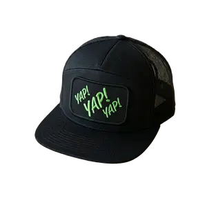 Buck and Bass Official Merch - Yap! Yap! Yap! Black Patch Snap Back Trucker Hat