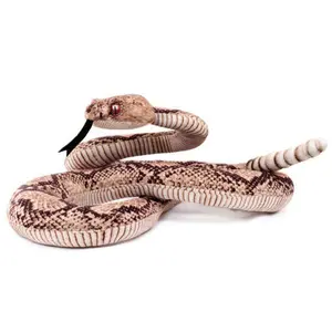 Real Planet™ Brown Rattlesnake Realistic Plush Stuffed Animal Real Planet™ Brown Rattlesnake Realistic Plush Stuffed Animal