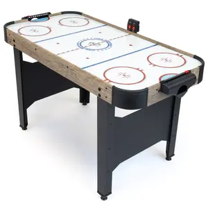 GoSports 48 Inch Air Hockey Arcade Table for Kids - Oak or Black